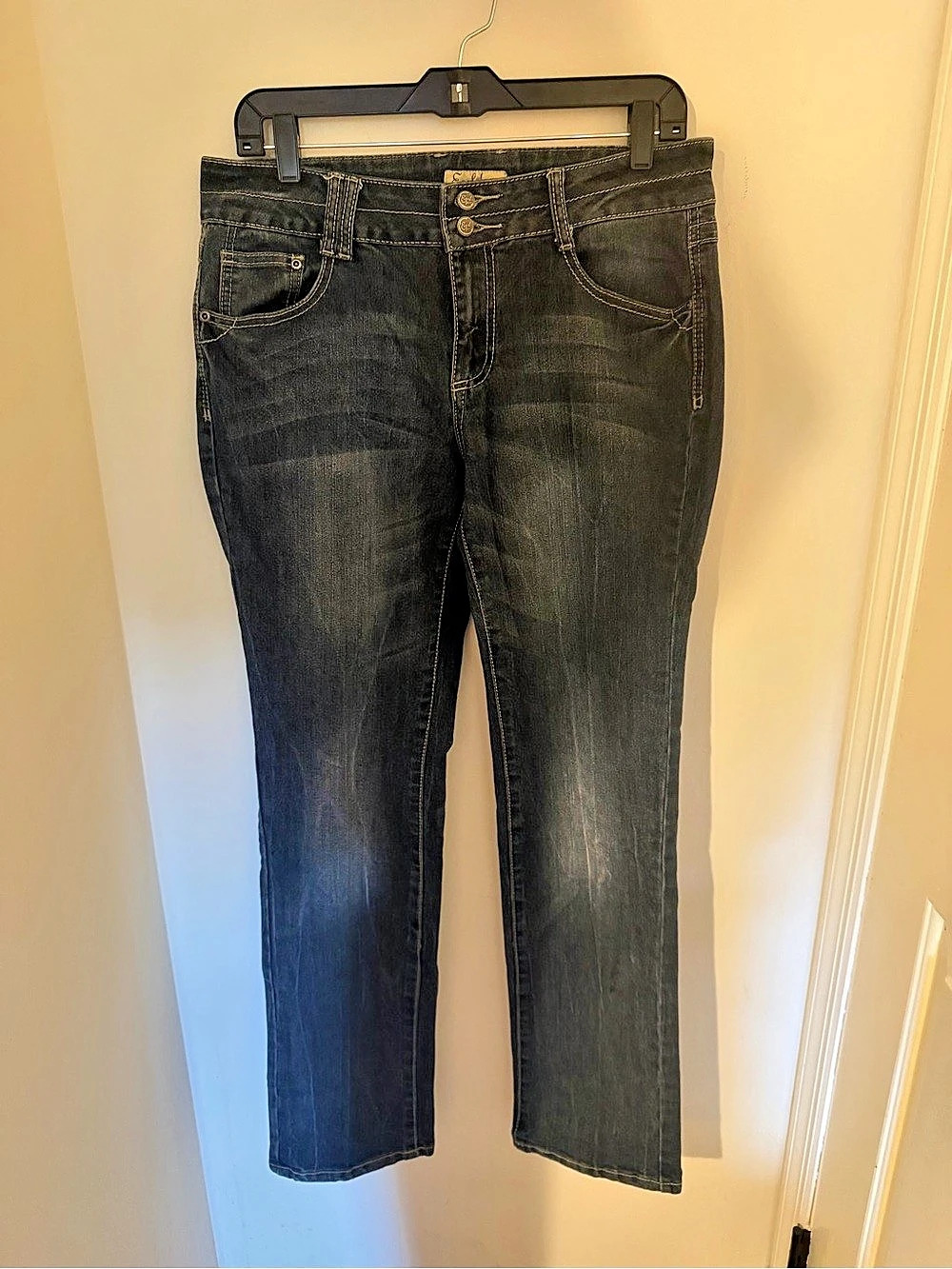 Earl Jean Boot Cut Jeans in Black
